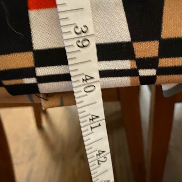 Vintage Polyester Black and Print Dress - Picture 11 of 13